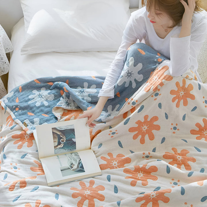 Lisslune | Abstract Sunny Reversible Blanket