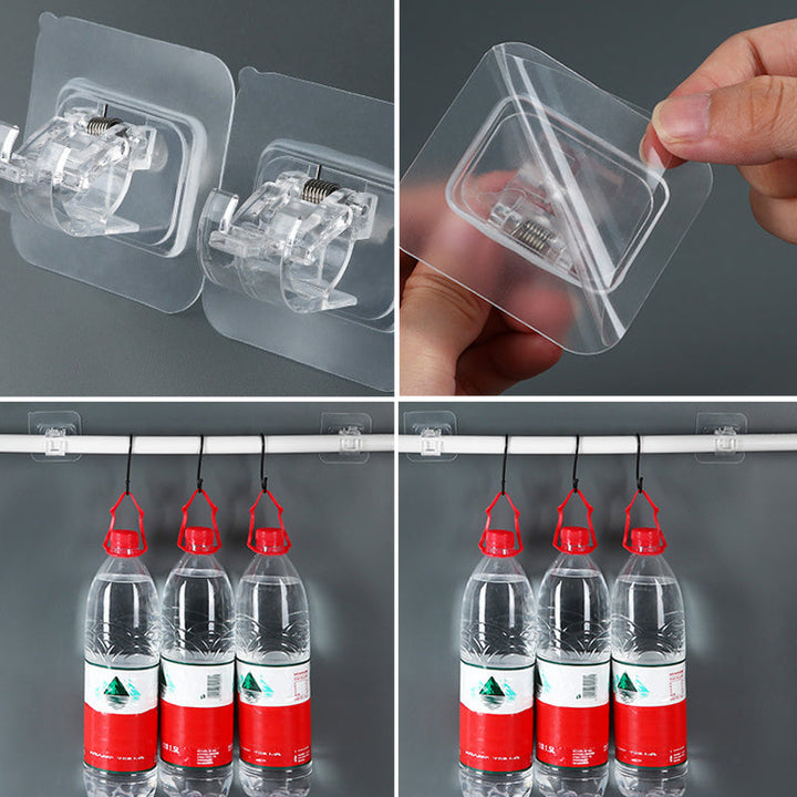 Lisslune | Transparent Hanging Rod Clamp