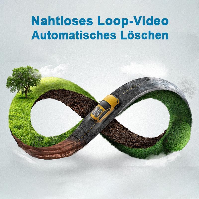 Lisslune | Car rearview mirror, the recorder doubles before and after recording with reversing the image tape