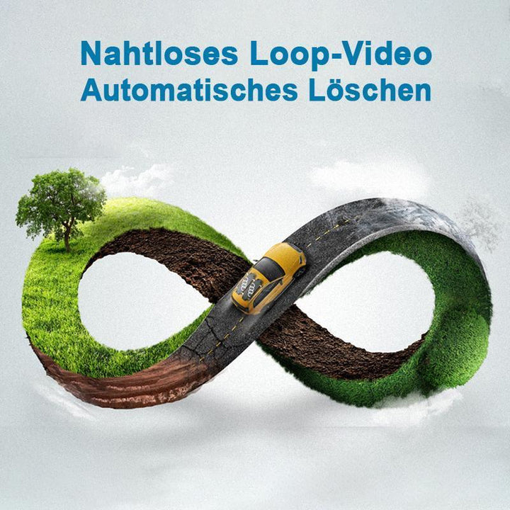 Lisslune | Car rearview mirror, the recorder doubles before and after recording with reversing the image tape
