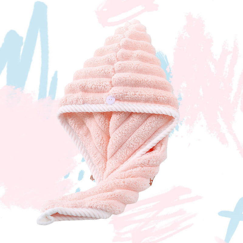 Lisslune | Coral Velvet Hair Dryer Cap