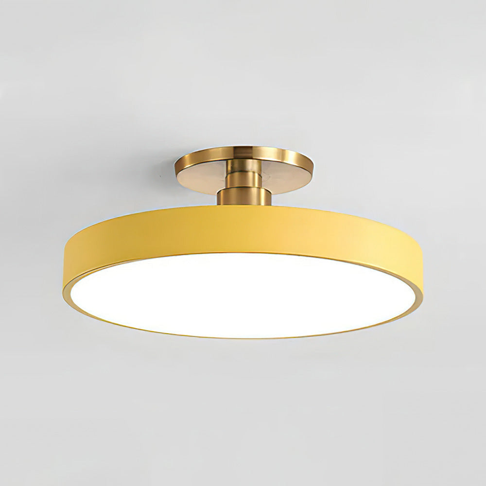 Lisslune | Modern LED Semi Flush Mount Ceiling Light | Energy-Saving. Durable Design for Hallway. Dining Room & Living Room