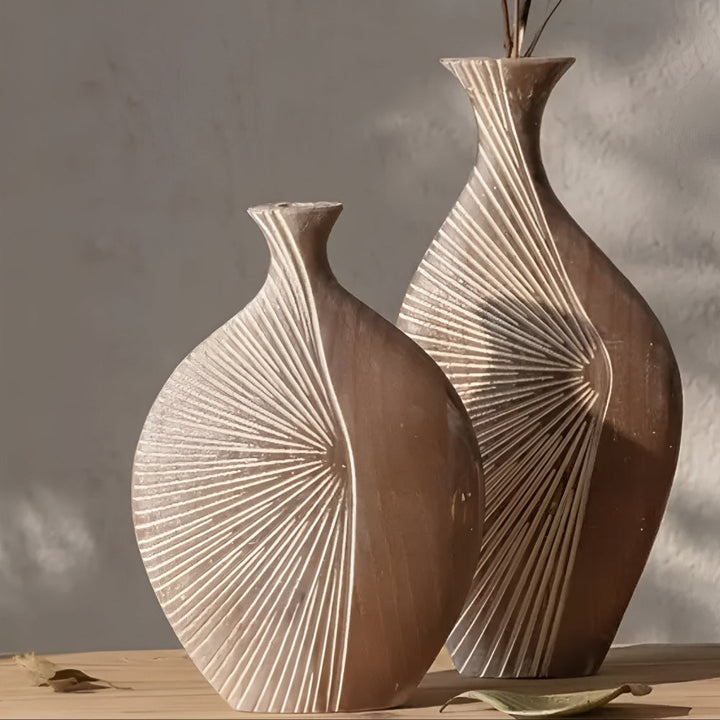 Lisslune | Sierra Grove Wooden Vase
