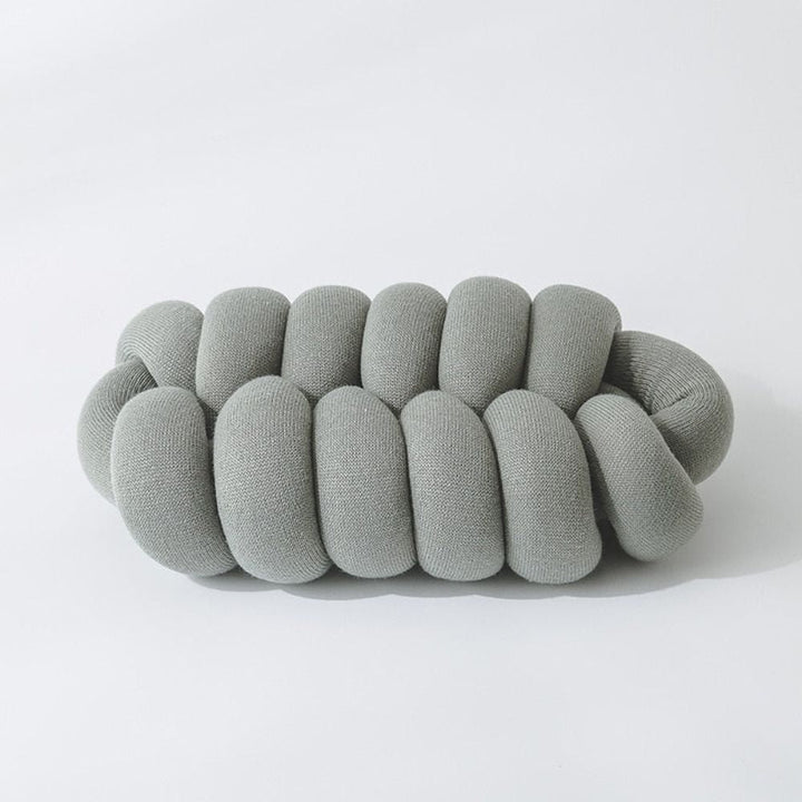 Lisslune | Splendid Ellipse Knotted Plush Cushion