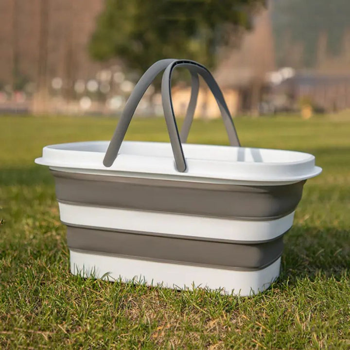 Lisslune | Foldable Ultra Flex Multi-Use Basket – For Camping, BBQ and Household Use