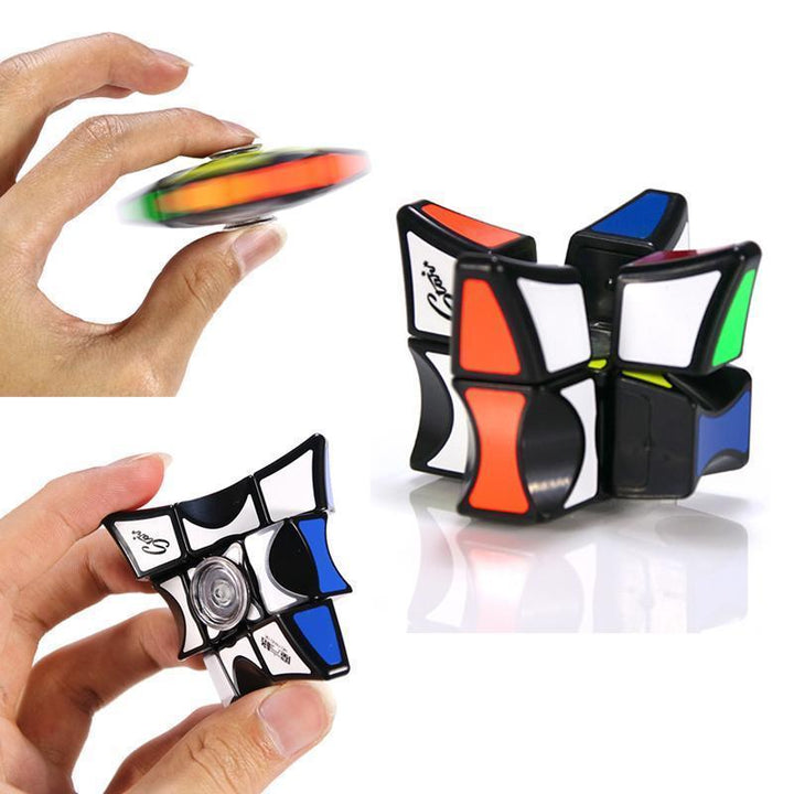 Lisslune | 2-in-1 Finger Magic Cube & Fidget Spinner