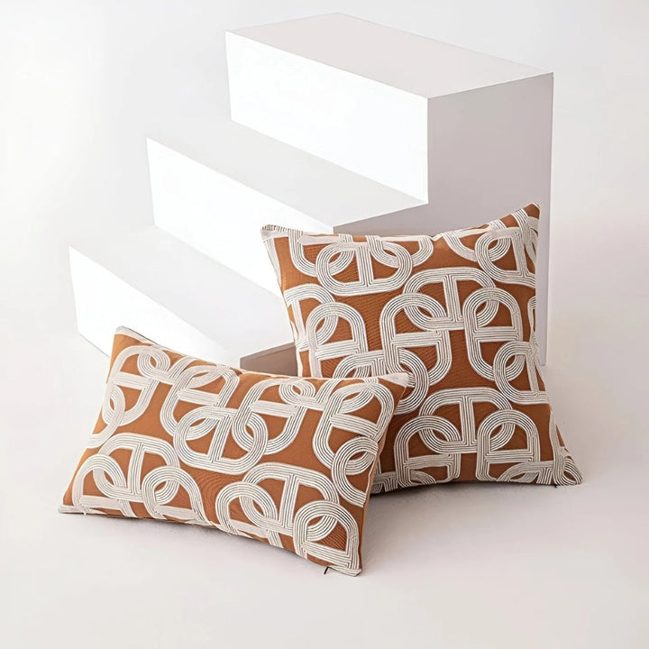 Lisslune | Modern Interlock Pattern Cushion Cover