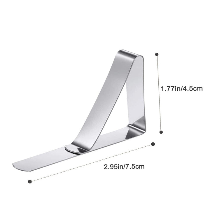 Lisslune | Stainless Steel Tablecloth Clips (Set of 4)