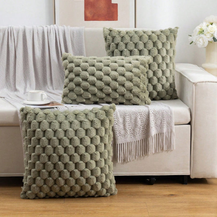 Lisslune | VelvetSoft Cushion Cover – UltraSoft Plush Cover for Sofa or Bed