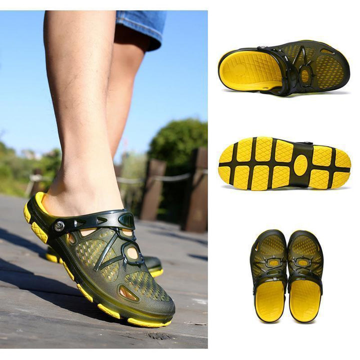 Lisslune | Men's Beach Sandals Breathable Mesh Beach Slippers