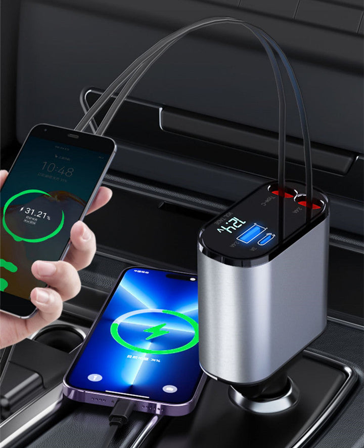 Lisslune | 3-in-1 Fast Charge Car Charger