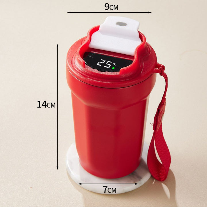 Lisslune | Stainless Steel Coffee Mug with LED Temperature Display 450 ML