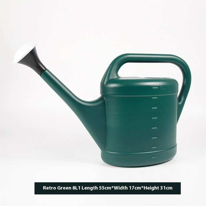 Lisslune | Large-volume watering can with long spout – plastic for garden care