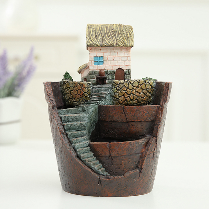 Lisslune | Succulent decorative flower pot for mini garden – Bonsai planting pot for micro landscape and garden