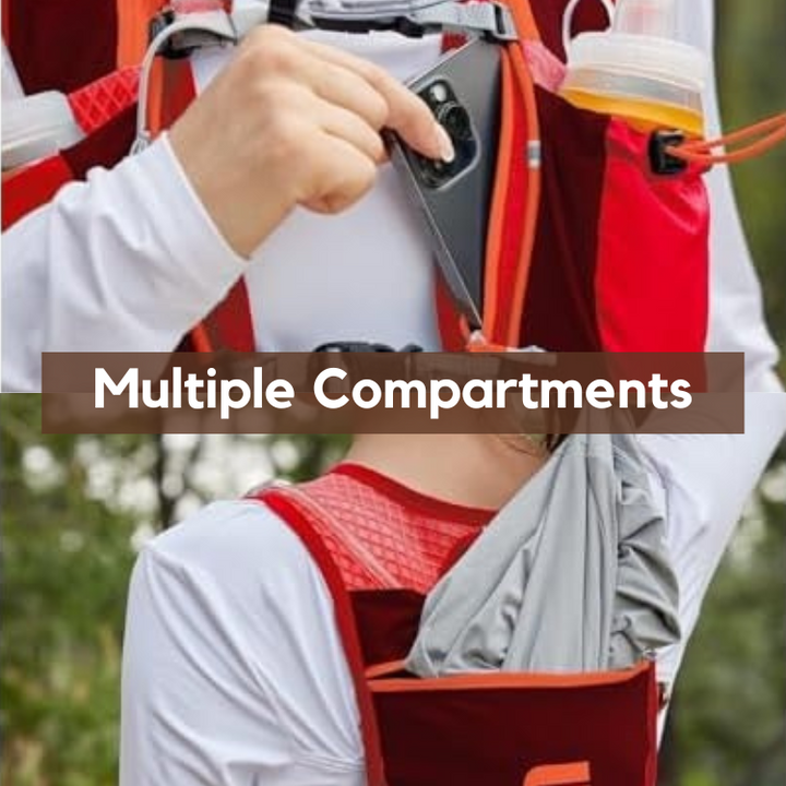 Lisslune | Hydration Running Vest for Trail Running - Lightweight, Adjustable, and Comfortable Backpack for Outdoor Sports and Long Distance Races