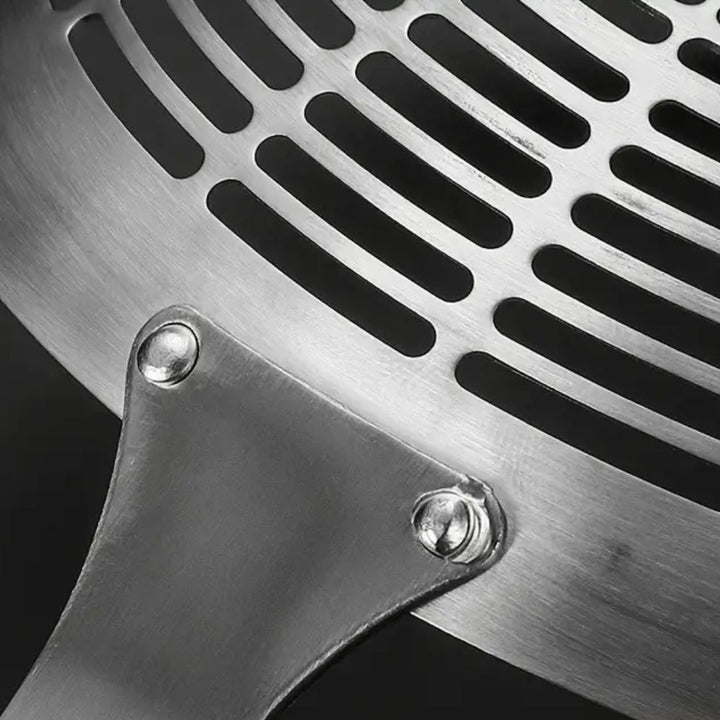 Lisslune | Stainless Steel Wooden Strainer Ladle