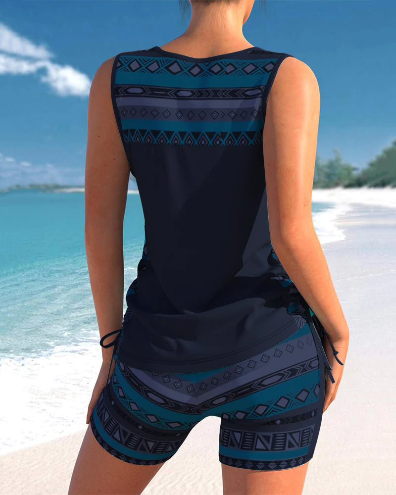 Lisslune | Print Tankini Set