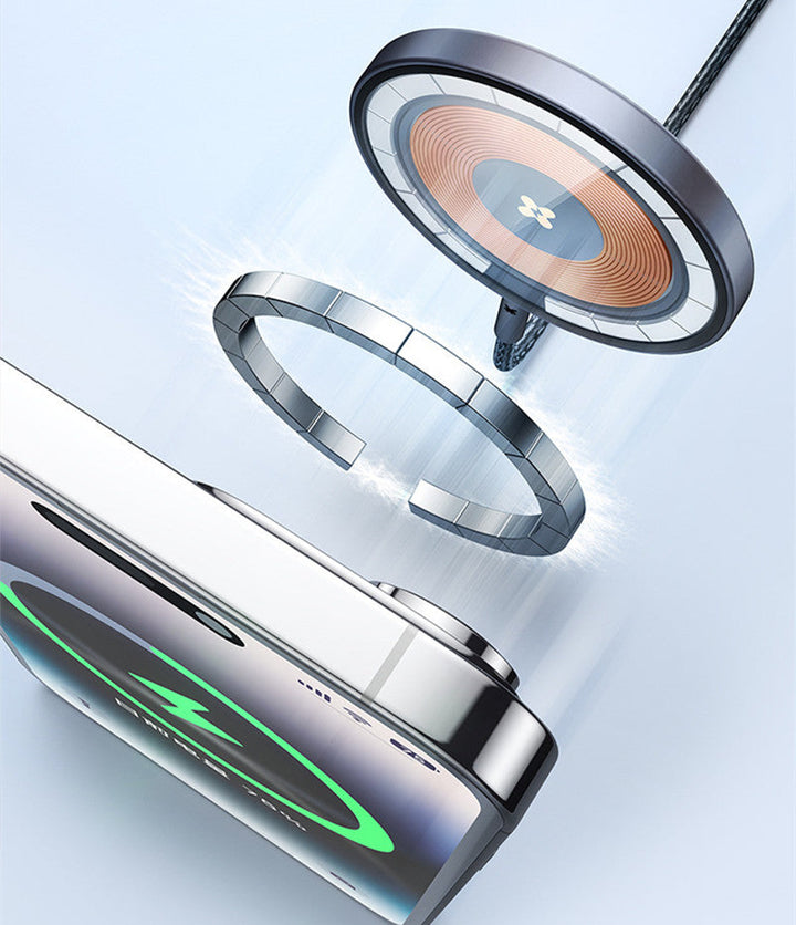 Lisslune | Transparent 15W Magnetic Wireless Charging