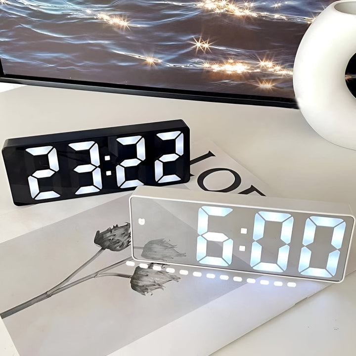 Lisslune | Digital LED Mirror Alarm Clock
