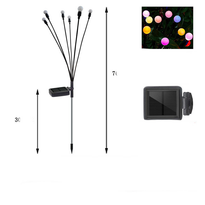 Lisslune | LED Solar Garden Light with Flexible Light Balls – Waterproof Decorative Light for Beds and Paths