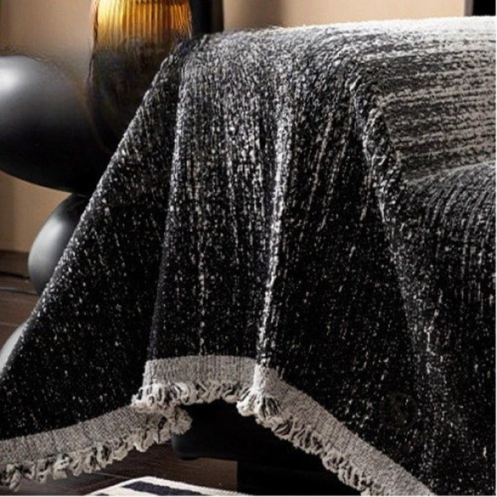 Lisslune | Neutral Tone Chenille Sofa Cover