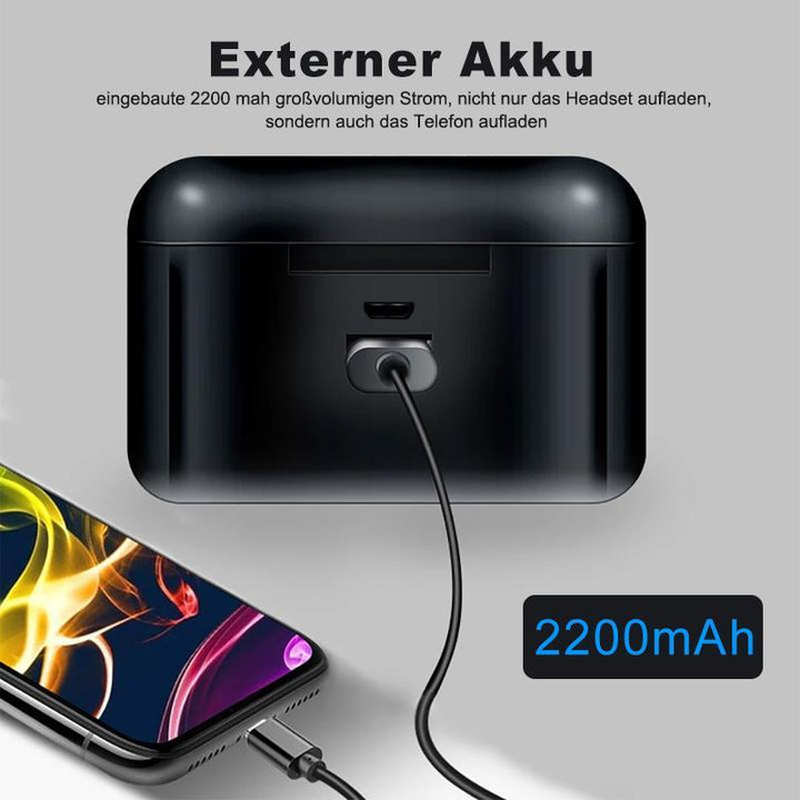 Lisslune | 2-in-1 Bluetooth Headset & External Battery