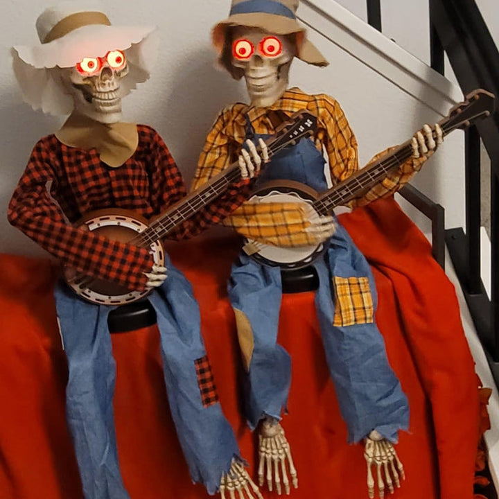 Lisslune | Funny animated dueling banjo skeletons