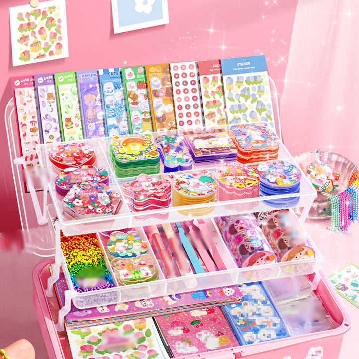 Lisslune | Goo Card Sticker Set - Children's Toy for Crafting Notebooks