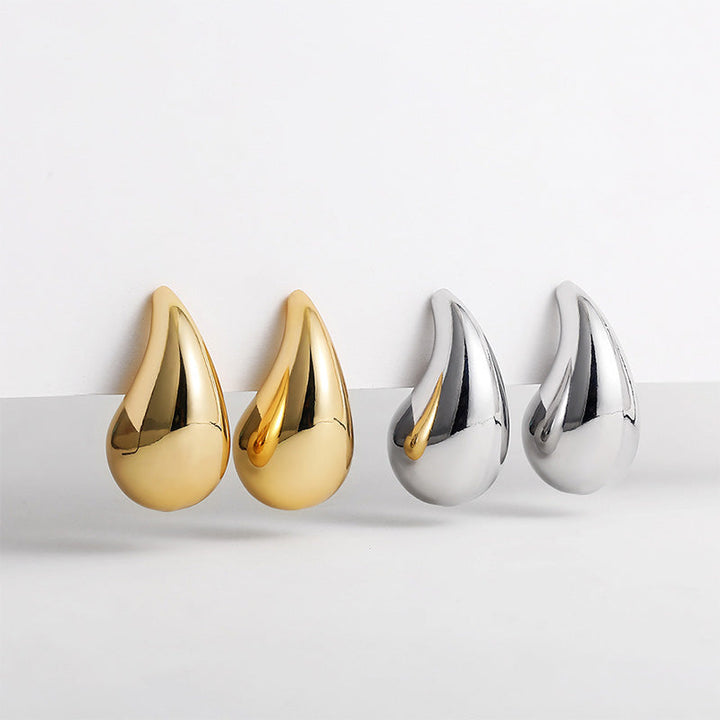 Lisslune | Simple Water Drop Earrings
