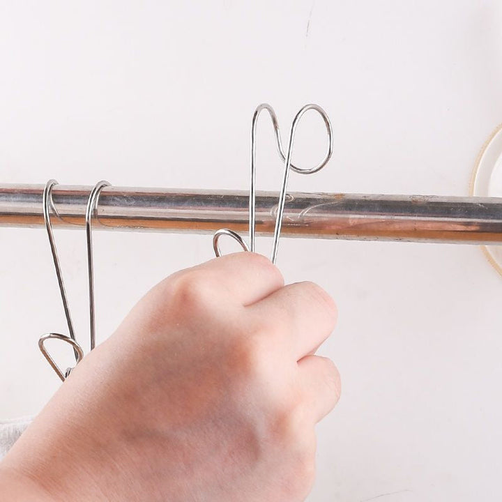 Lisslune | Hook wire clip made of stainless steel (10 pieces)