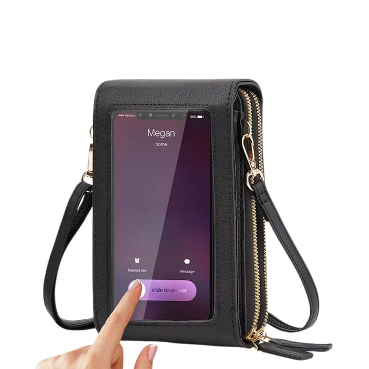 Lisslune | Leather Crossbody Phone Bag | Over-the-Shoulder Phone Bag