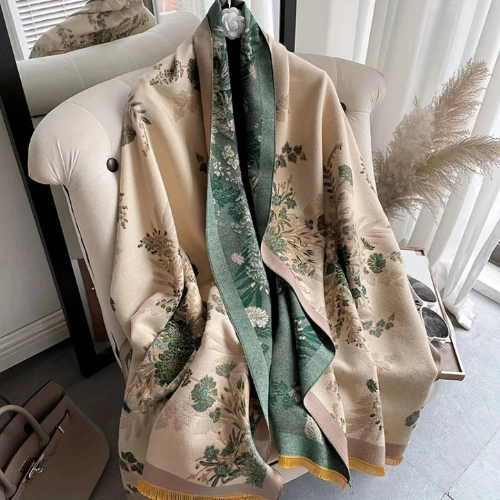 Lisslune | Nuvé Floral Soft Double Sided Scarf