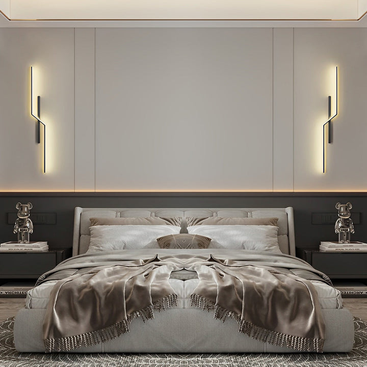 Lisslune | Lines Creative LED Modern Minimalist Wall Lamp Decorative Wall Lights Lighting