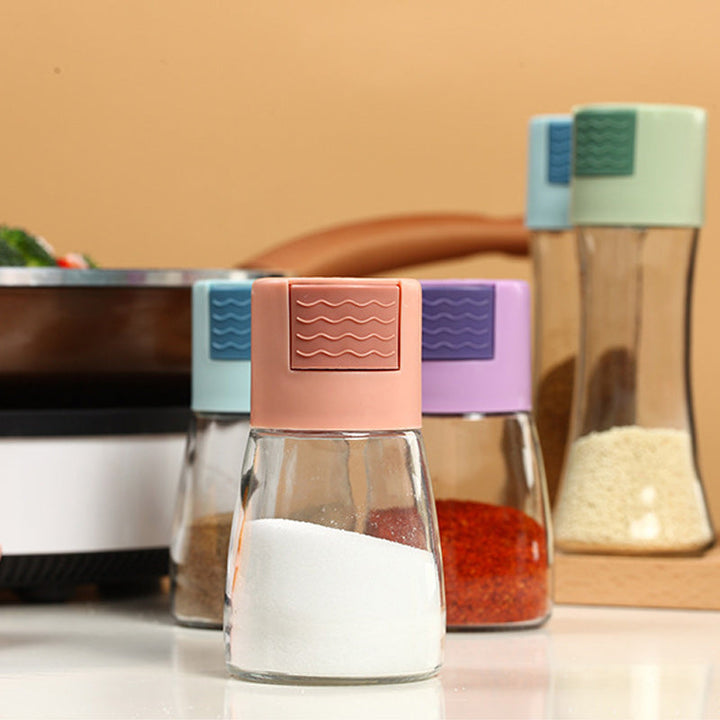 Lisslune | Salt and Pepper Shaker Precise Quantitative Press Type