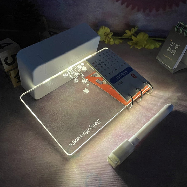 Lisslune | Creative Note Board Led Table Lamp