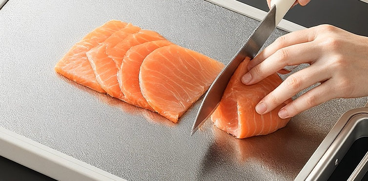 Lisslune | Pure Titanium Double-Sided Cutting Board - Antibacterial, Mold-Proof, Food-Grade Kitchen Essential