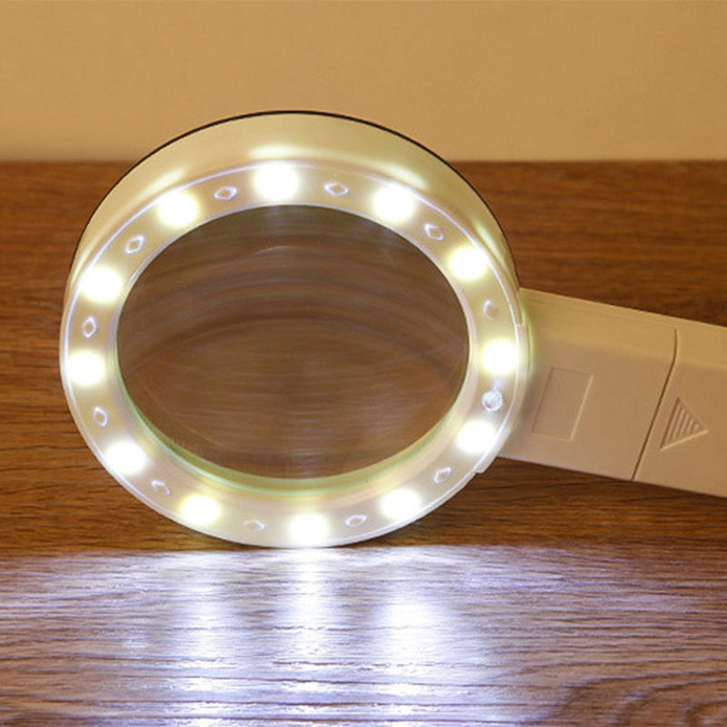 Lisslune | 30x optical magnifying glass with LED light