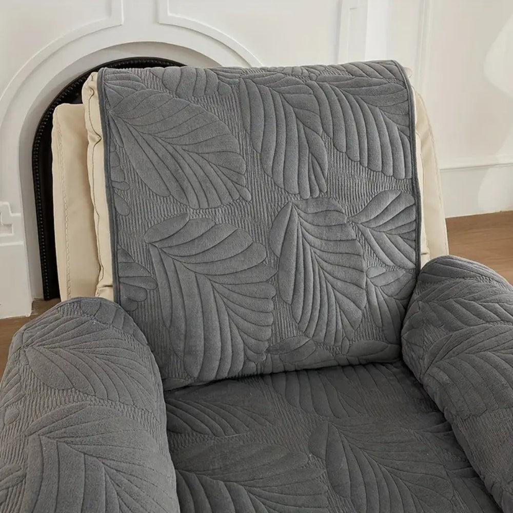 Lisslune | Verdant Leaf Pattern Recliner Cover