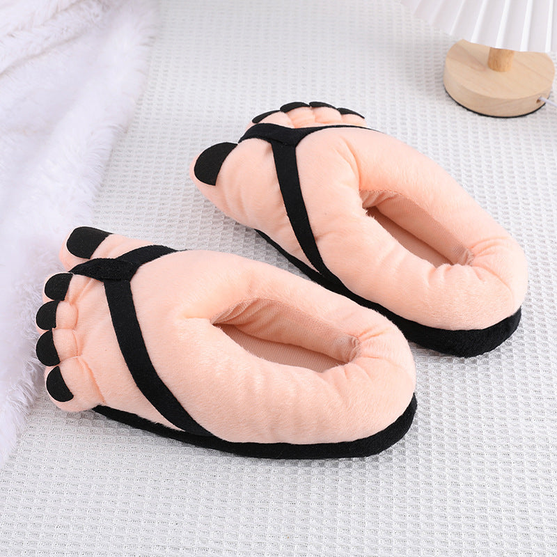 Lisslune | Funny Foot Plush Novelty Slippers