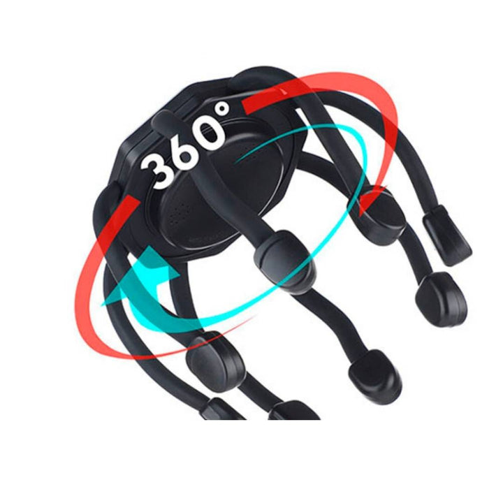 Lisslune | Smart Electric Octopus Head Massager Machine for Scalp Massage, Stress Relief, Improved Sleep & Multi-Directional Vibration