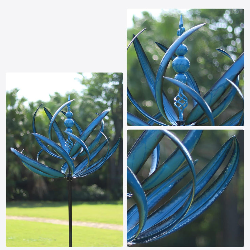 Lisslune | Blue Wind Spinner made of Metal