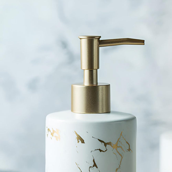 Lisslune | Golden Marble Luxe Dispenser