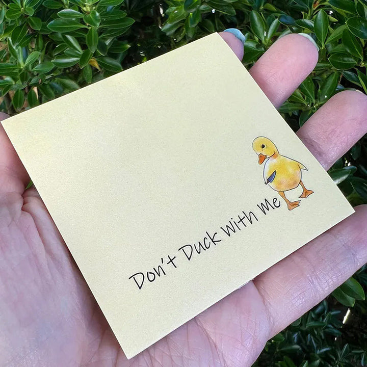 Lisslune | Funny, cheeky sticky notes with duck