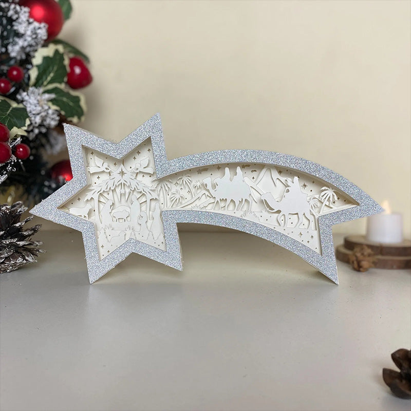 Lisslune | LED Wood Christmas Star Light