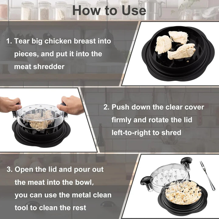 Lisslune | Ergonomic Chicken Chopper