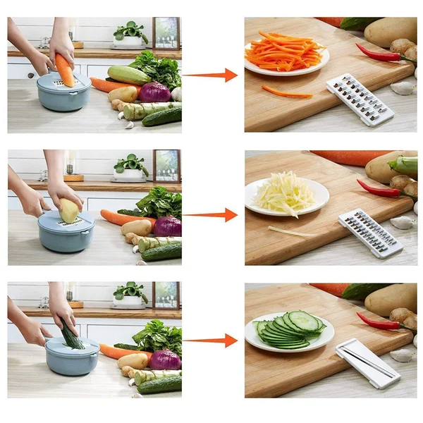 Lisslune | 12-In-1 Multi-Function Food Chopper