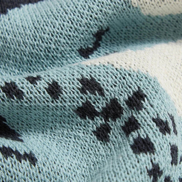 Lisslune | Nautical Seahorse Throw Blanket