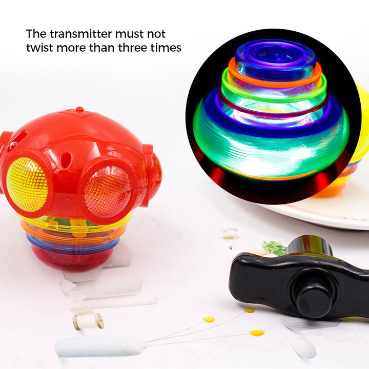 Lisslune | Music Blitz Spinner Toy with Launcher
