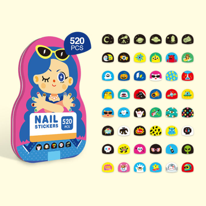 Lisslune | Kids Nail Sticker (520 pieces)