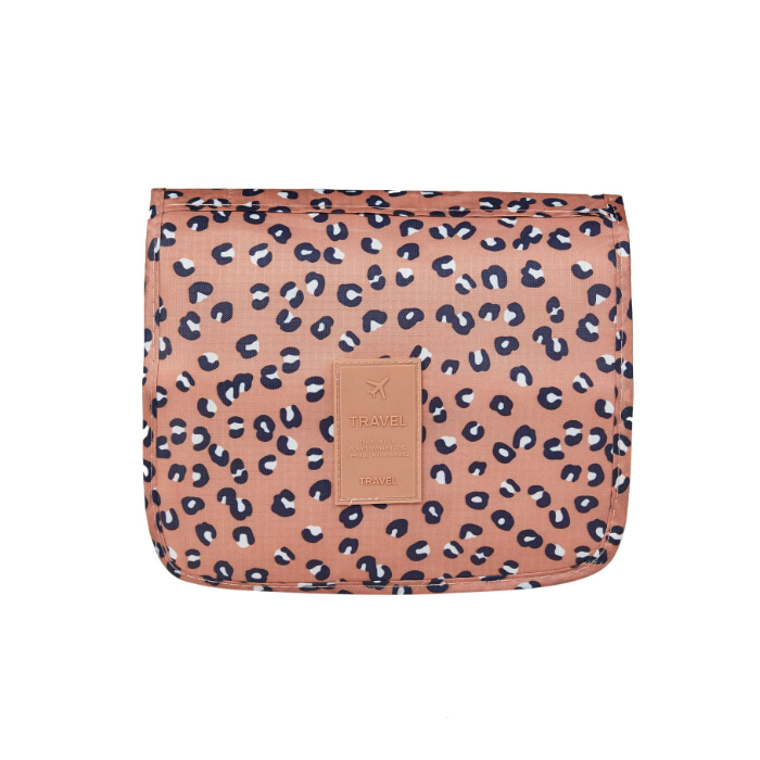Lisslune | TravelEase – Water-repellent Cosmetic Bag with Hook and Compartments | Travel Toiletry Bag